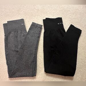 NVGTN medium leggings workout black and grey